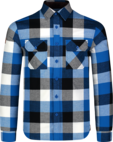 Kék férfi flaneling QUANTUM