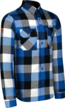 Kék férfi flaneling QUANTUM