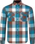 Kék férfi flaneling QUANTUM