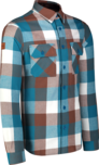 Kék férfi flaneling QUANTUM