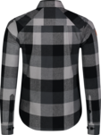 Damen Flanellhemd schwarz HALCYON