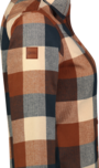 Damen Flanellhemd braun HALCYON