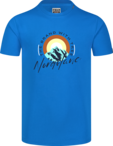 Herren Baumwolle T-Shirt blau SUNRISE