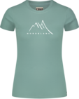 Damen Baumwolle T-Shirt grün INLET