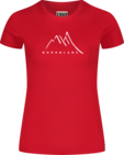 Damen Baumwolle T-Shirt rot INLET