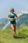 Women's green fitness shorts IONE