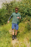 Men's green organic cotton t-shirt RUMBLE