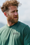 Men's green organic cotton t-shirt RUMBLE