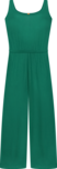 Women's green overal ELEGANT