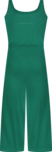 Women's green overal ELEGANT