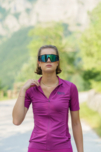Women's pink bike jersey MILE