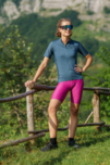 Women's green bike jersey MILE
