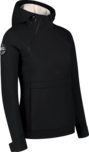 Women's black softshell anorak with fleece CALDERA