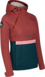 Women's brown softshell anorak with fleece CALDERA