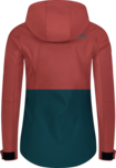 Women's brown softshell anorak with fleece CALDERA