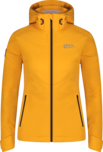 Women's yellow softshell jacket with fleece TARN