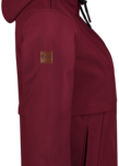 Vínový dámsky zateplený softshellový kabát CALYPSO