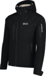 Men's black softshell jacket with fleece BRUME