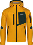 Men's yellow softshell jacket with fleece BRUME