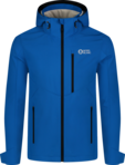 Men's blue softshell jacket with fleece RASP