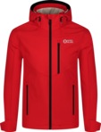 Men's red softshell jacket with fleece RASP