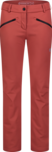 Women's brown softshell waterproof pants with fleece SWEEP