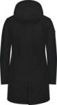 Women's black waterproof winter parka HEATH