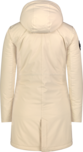 Women's beige waterproof winter parka HEATH