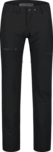 Women's black outdoor waterproof pants with fleece FLOE