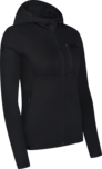 Women's black powerfleece jacket MIRE