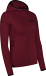 Women's wine red powerfleece jacket MIRE