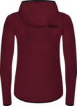 Women's wine red powerfleece jacket MIRE