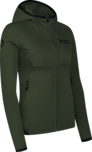 Women's green powerfleece jacket MIRE