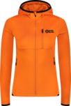 Women's orange powerfleece jacket MIRE
