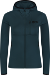 Women's green powerfleece jacket MIRE
