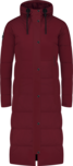Women's wine red waterproof winter parka CAIRN