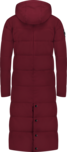 Women's wine red waterproof winter parka CAIRN