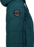 Women's green waterproof winter parka CAIRN