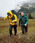 Men's yellow softshell jacket with fleece BRUME