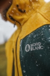 Men's yellow softshell jacket with fleece BRUME