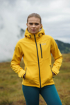 Sárga női softshell dzseki/kabát TARN