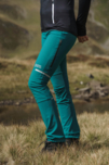 Zelené dámske nepremokavé multišport nohavice SPLENDOR