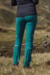 Zelené dámske nepremokavé multišport nohavice SPLENDOR