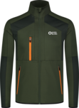 Hanorac din powerfleece verde pentru bărbați LOAM
