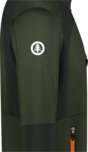 Hanorac din powerfleece verde pentru bărbați LOAM