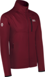 Men's wine red powerfleece jacket MARSH