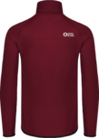 Men's wine red powerfleece jacket MARSH