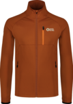 Men's brown powerfleece jacket MARSH