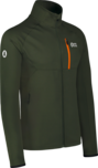 Men's green powerfleece jacket MARSH