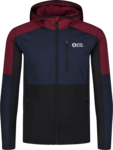 Men's wine red powerfleece jacket MOONGLADE
